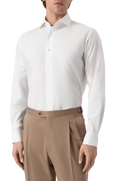 Хлопковая сорочка BRIONI, арт. RCH10L/0A04Q, фото 3