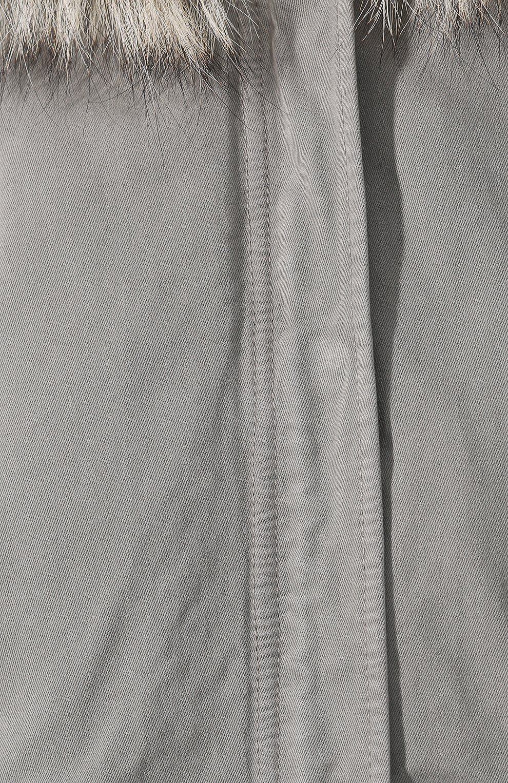 Парка с меховой подкладкой LEMPELIUS серого цвета по цене 174500 руб., арт. 6000/279RC, фото 5 Парка с меховой подкладкой LEMPELIUS, арт. 6000/279RC, фото 5