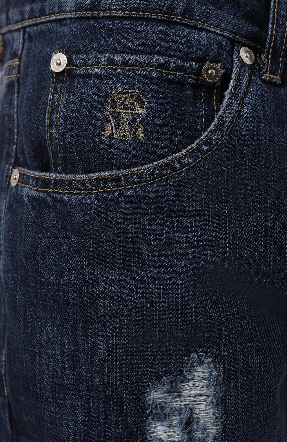 Джинсы leisure fit BRUNELLO CUCINELLI, арт. M0Z37B2279, фото 5