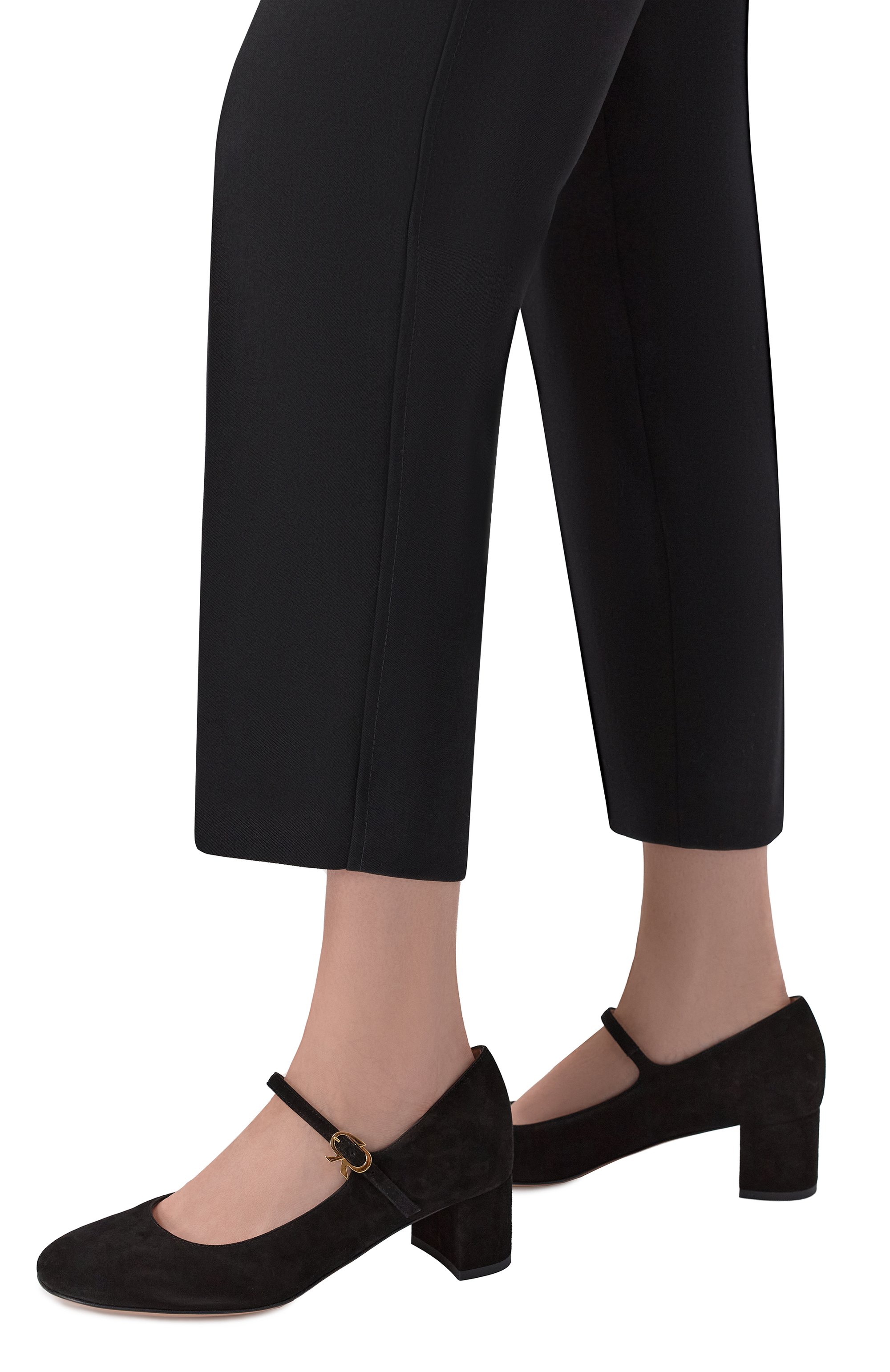 Замшевые туфли mary ribbon 45 GIANVITO ROSSI, арт. G22358.45RIC.CAMNER0, фото 2