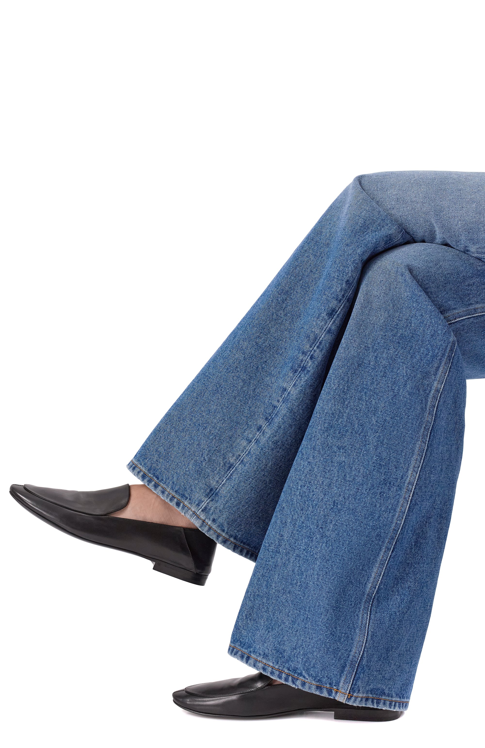 Кожаные лоферы alain SAINT LAURENT, арт. 841451/AAE8T, фото 2