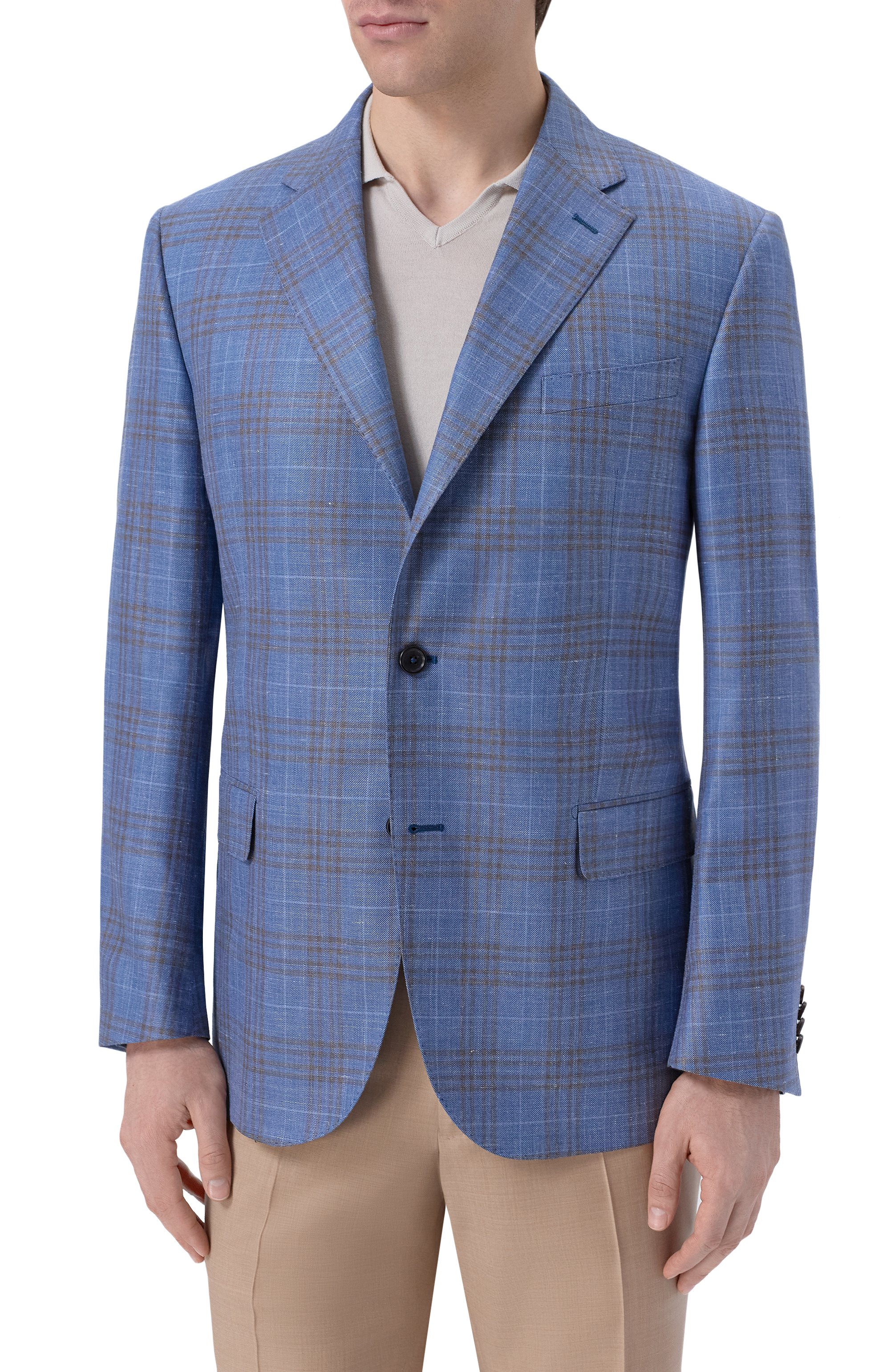 Пиджак из шерсти и ше лка CORNELIANI, арт. 276008/2716280, фото 3