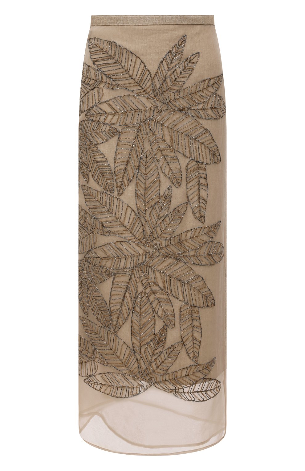 Льняная юбка BRUNELLO CUCINELLI, арт. MF588G3219, фото 1