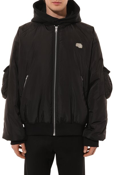 Утепленный бомбер WHO_AM, арт. MO1-SVPO249-BLK, фото 3