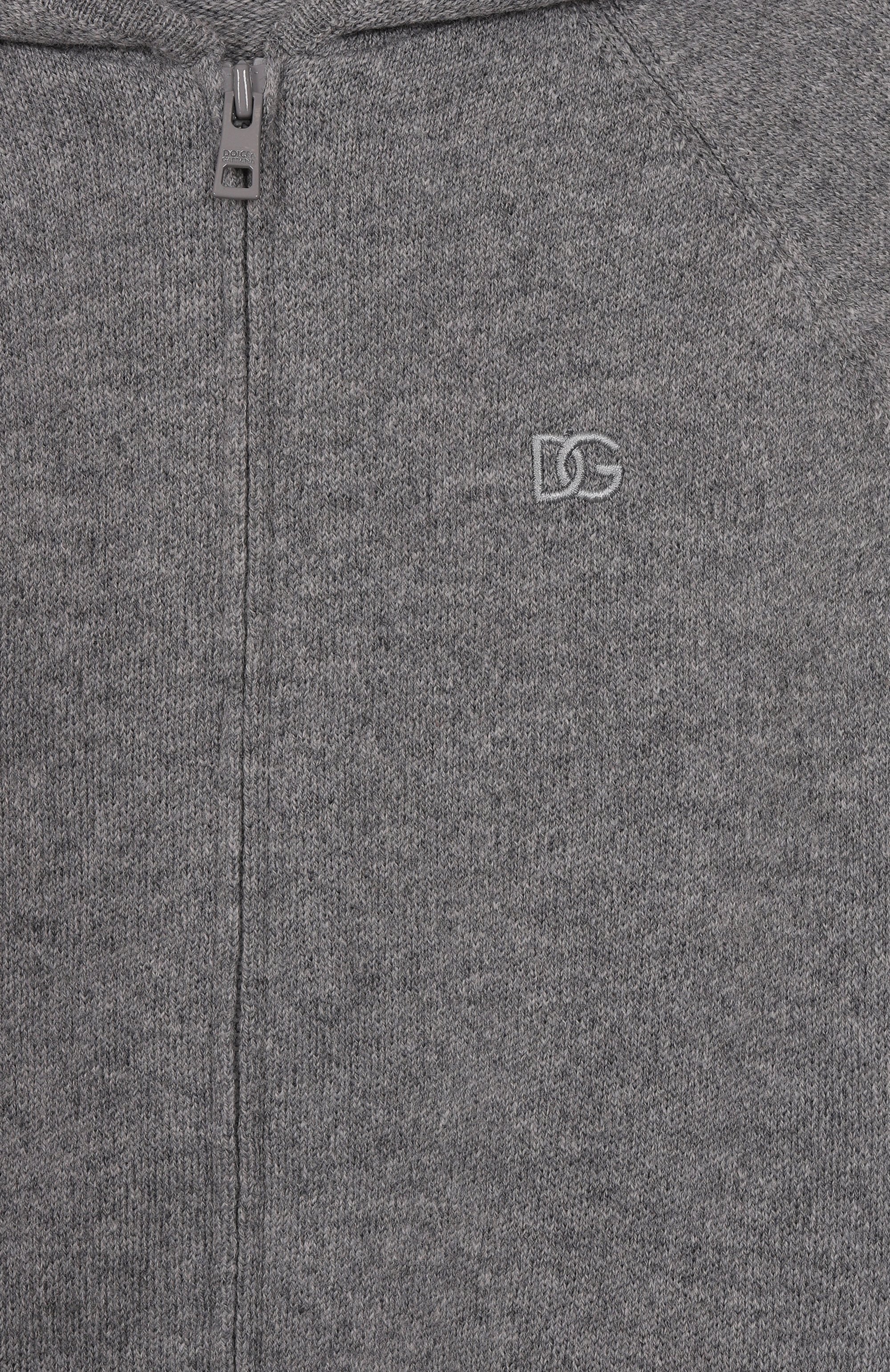 Толстовка из шерсти и кашемира DOLCE & GABBANA серого цвета по цене 71950 руб., арт. L4KWH7/JGMB8/2-6, фото 3 Толстовка из шерсти и кашемира DOLCE & GABBANA, арт. L4KWH7/JGMB8/2-6, фото 3