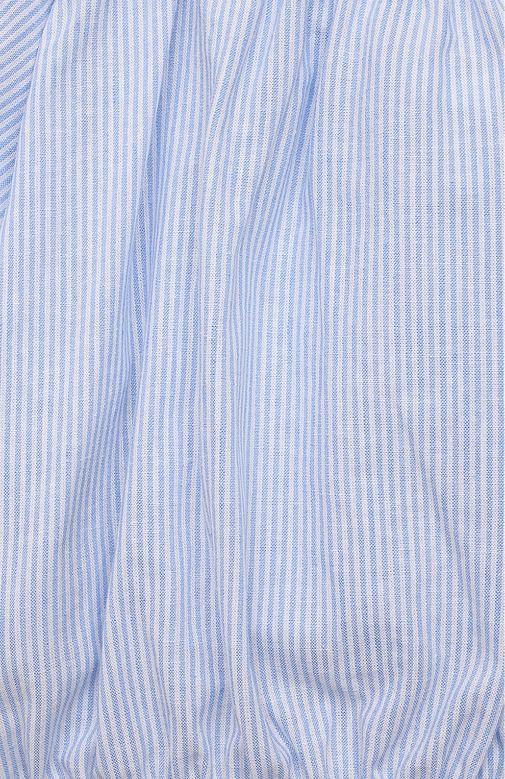 Топ из хлопка и льна DOUUOD голубого цвета по цене 6960 руб., арт. 21E/U/JR/CA22/0332/3A-8A, фото 3 Топ из хлопка и льна DOUUOD, арт. 21E/U/JR/CA22/0332/3A-8A, фото 3