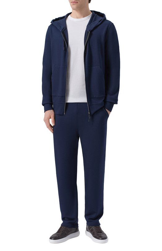Толстовка из вискозы Kiton UMM0749 Синий  UMM0749 Фото 2