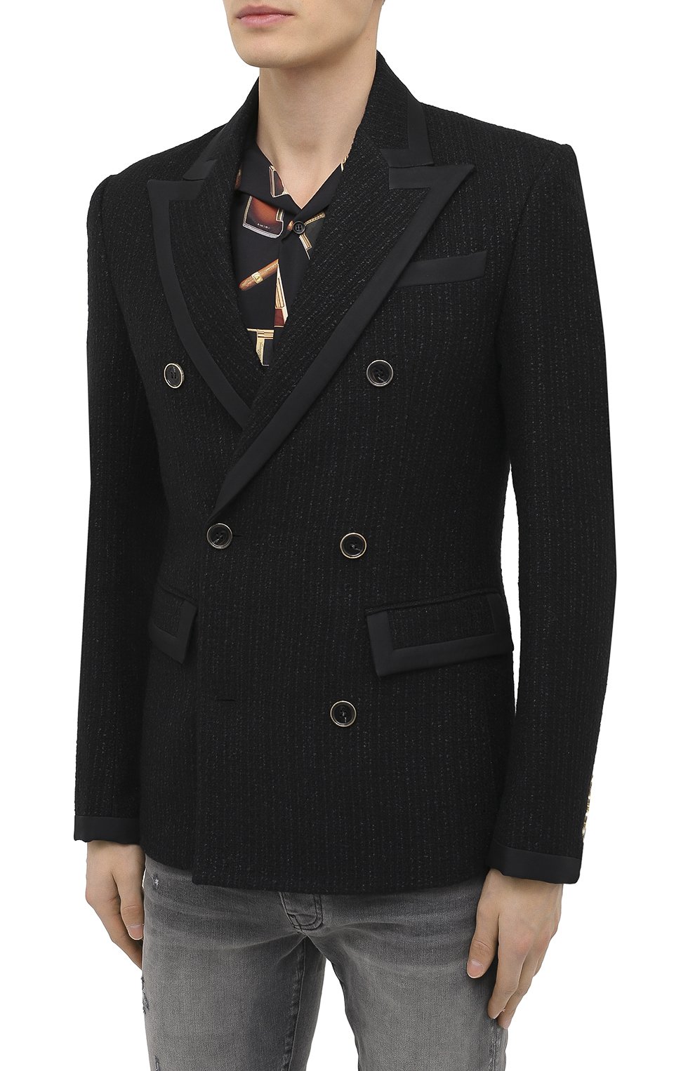 Двубортный пиджак AMIRI, арт. W0M12267B0, фото 3