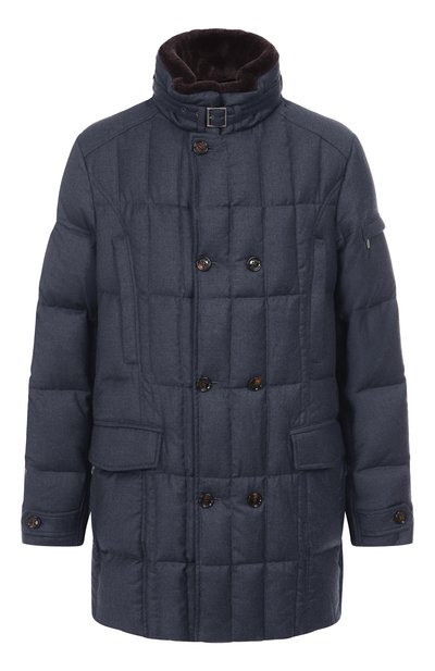 Мужская пуховик morris-l с меховым воротником MOORER, арт. M0RRIS/L