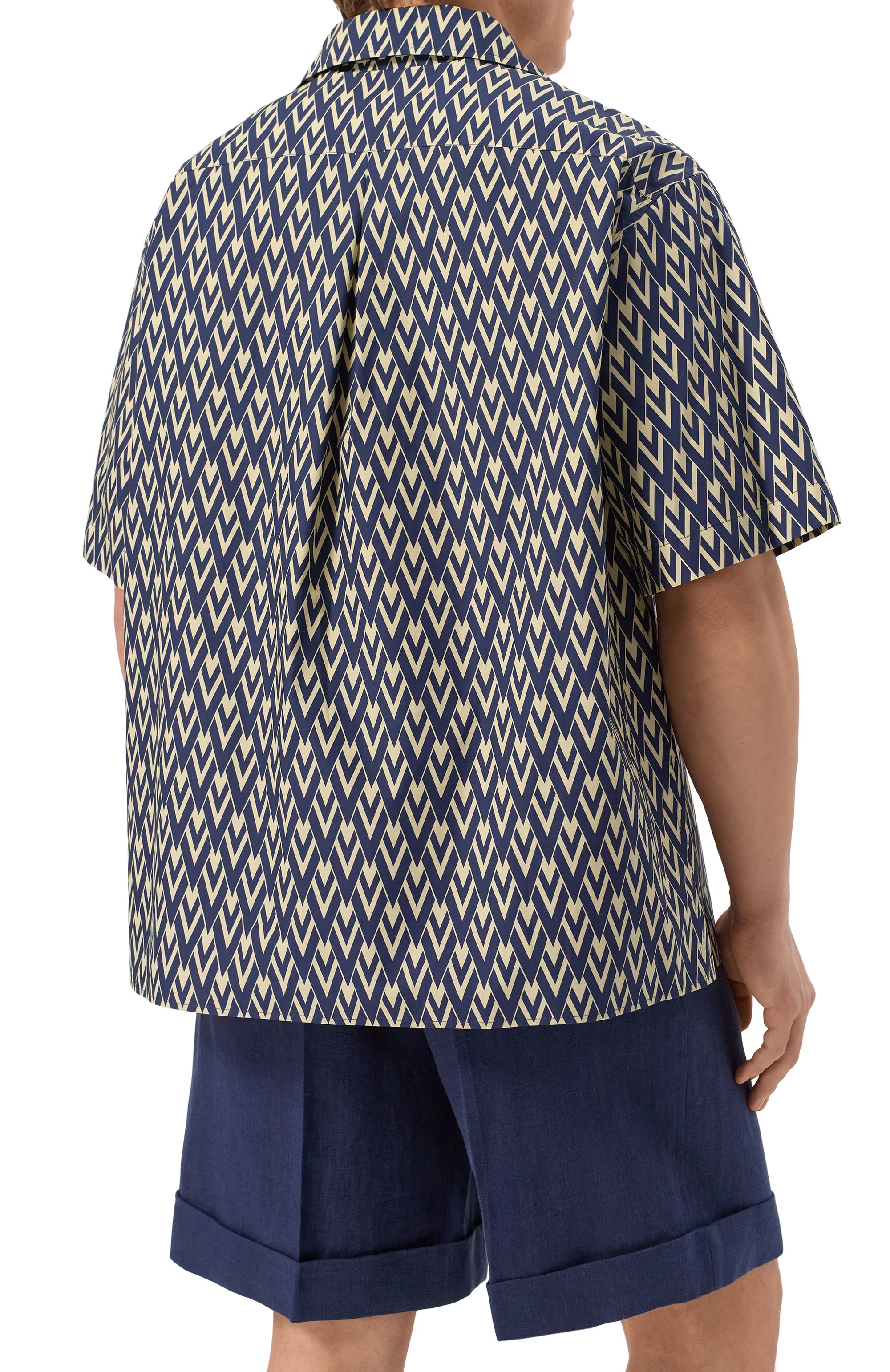 Хлопковая рубашка VALENTINO, арт. 6V3AA111AS0, фото 4