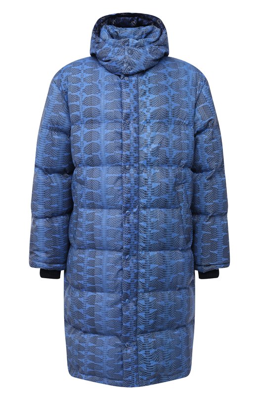 

Кожаный пуховик Zilli Sport, Синий