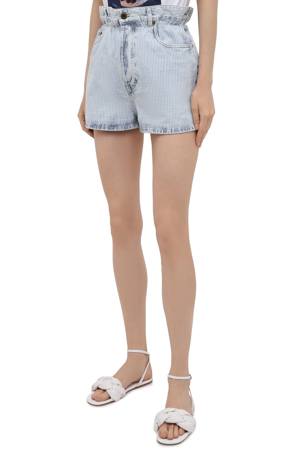 Джинсовые шорты MIU MIU, арт. GWP368-1YTK-F0013, фото 3