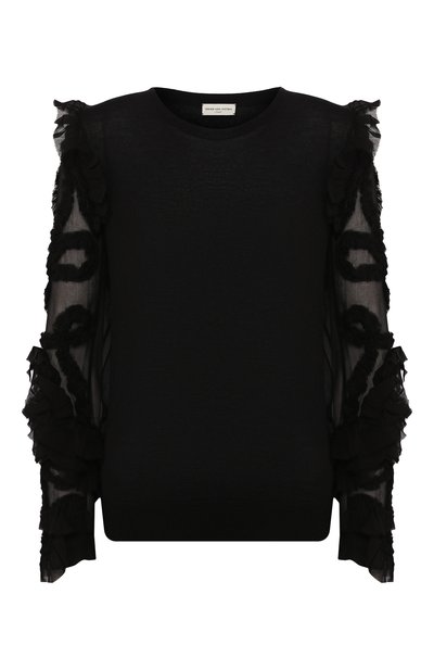 Женский пуловер из смеси кашемира и шелка DRIES VAN NOTEN, арт. 201-31207-9711