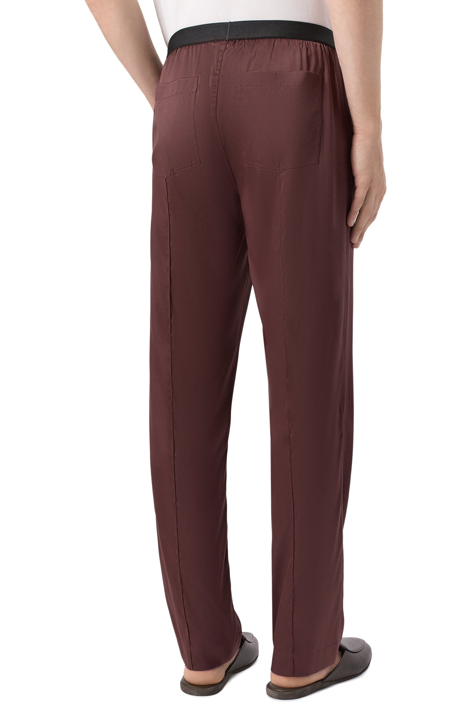 Шелковые домашние брюки KITON, арт. UNWT004K0265L, фото 4