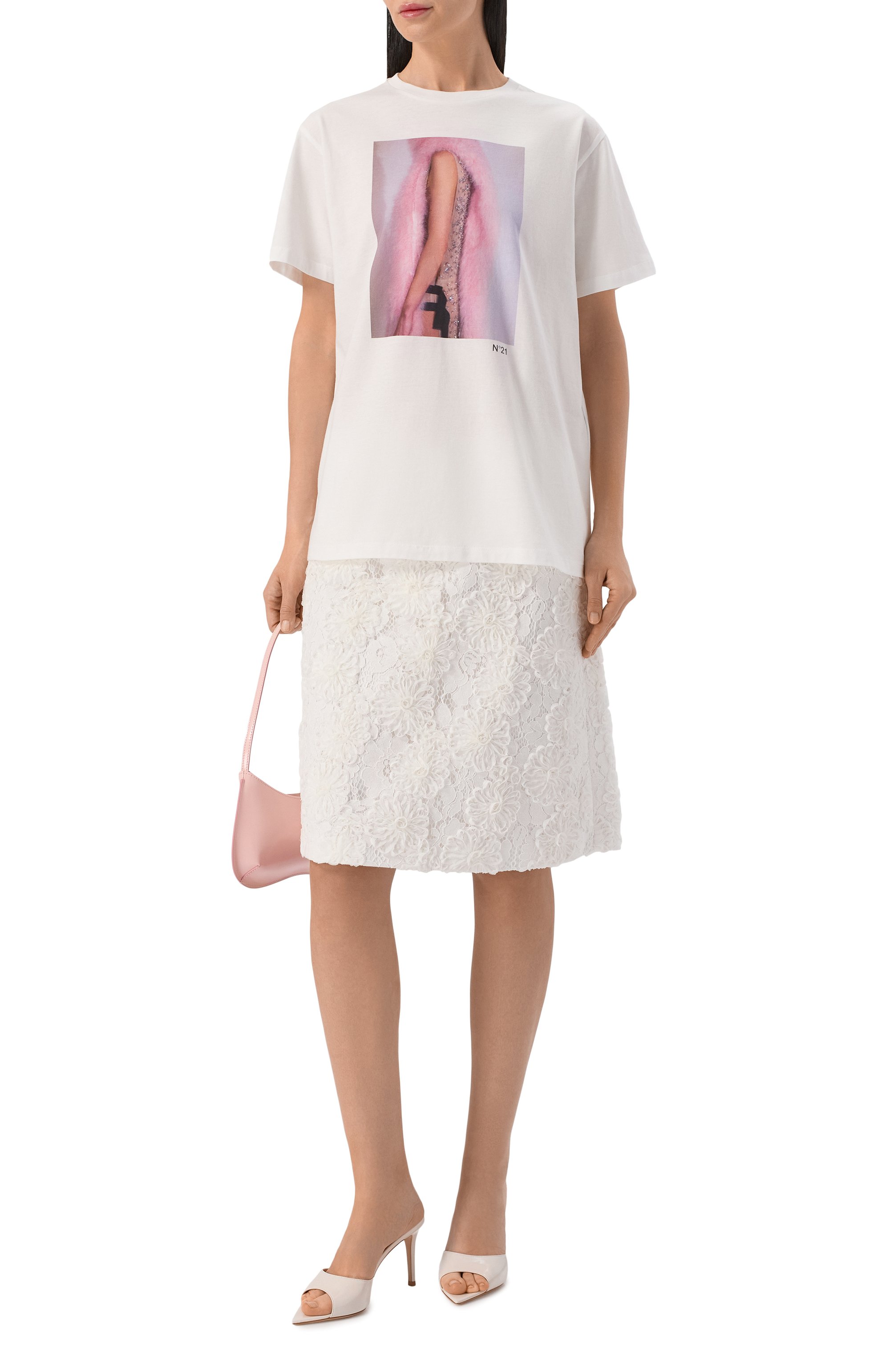 Хлопковая футболка N21, арт. F051/6328_1, фото 2