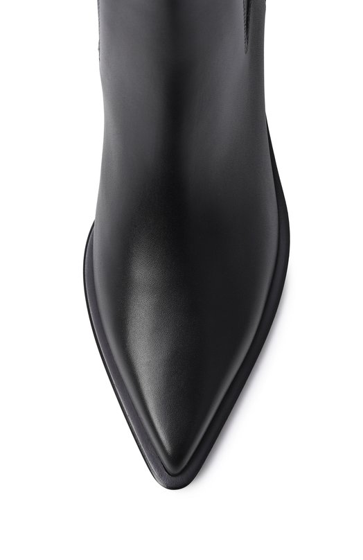 Кожаные ботильоны Wylie 45 Gianvito Rossi G72901.45CU0.VGINER0 Чёрный  G72901.45CU0.VGINER0 Фото 6