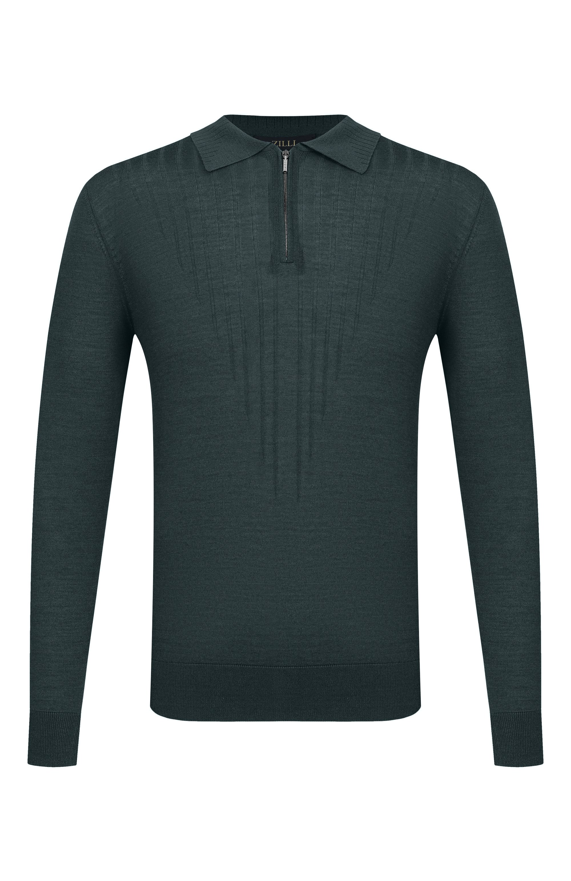 Поло из шерсти и шелка ZILLI, арт. KZP001M0230VZRD00, фото 1