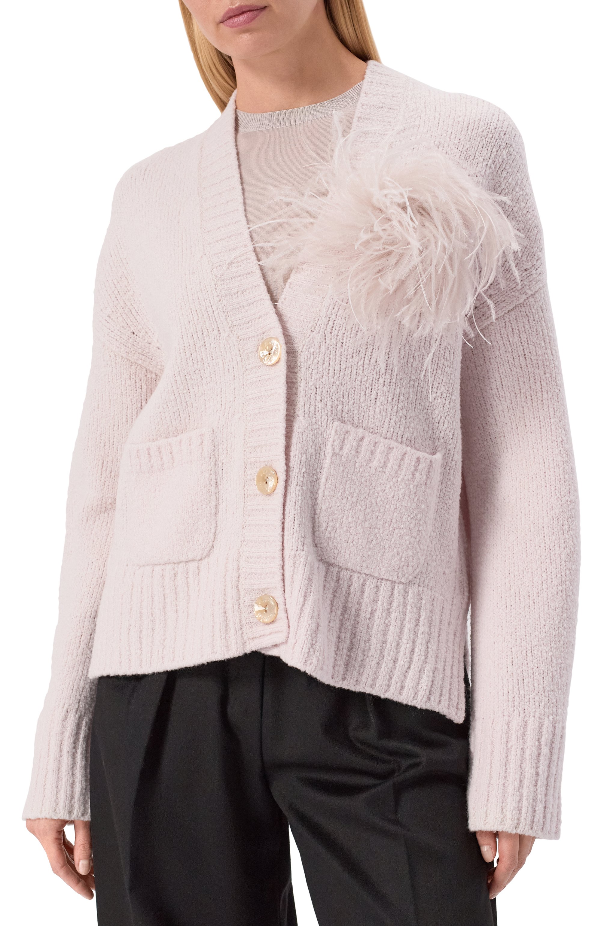 Шерстяной кардиган AGNONA, арт. K410088E/0A050NE, фото 3