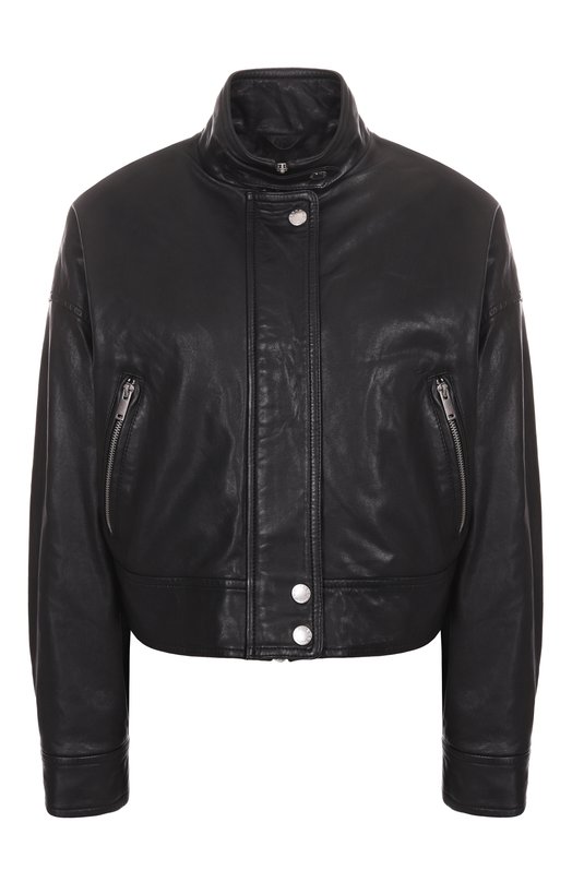 Кожаная куртка Weekend Max Mara ANGEL Чёрный ANGEL