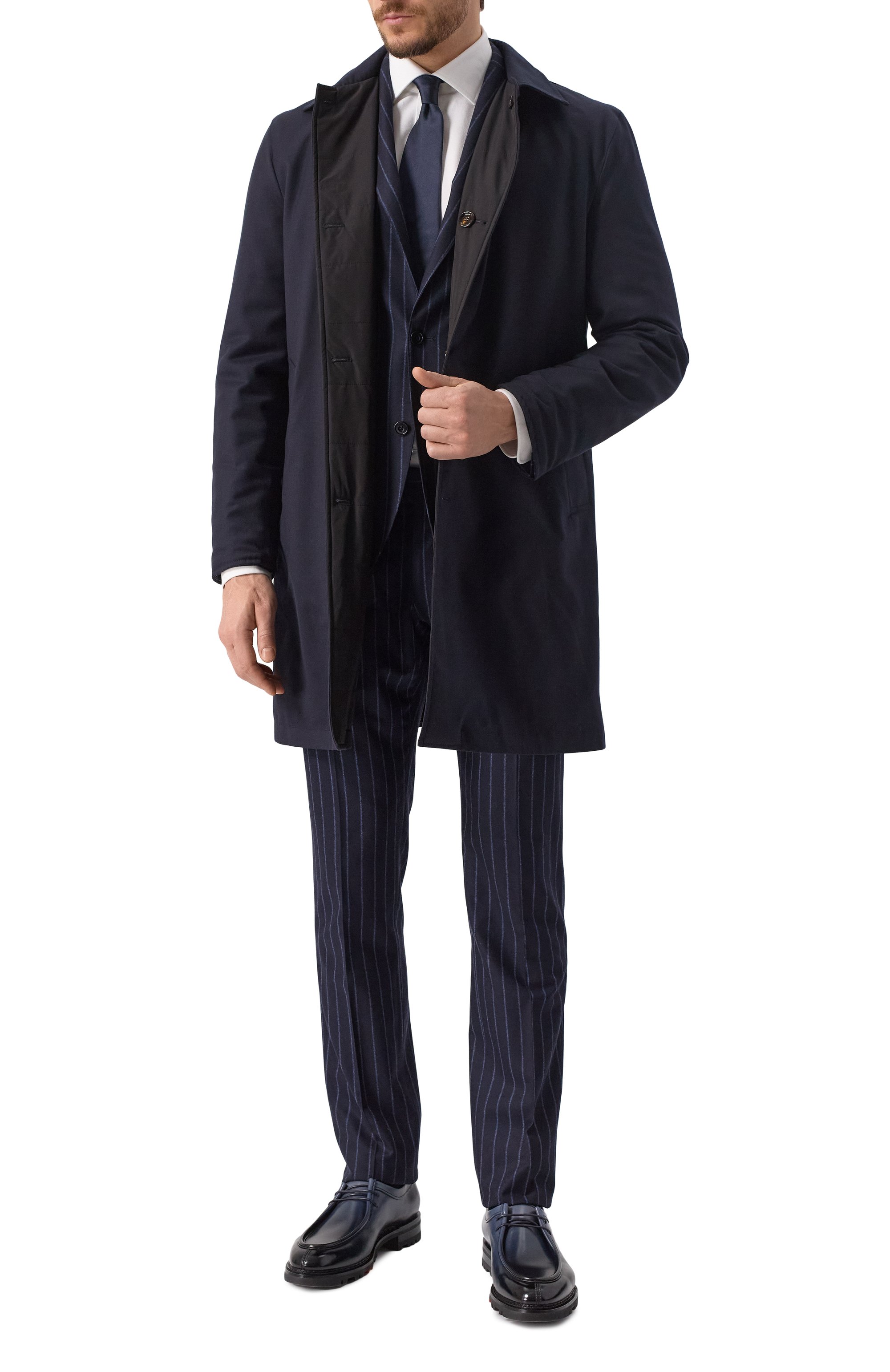 Костюм из шерсти и кашемира MVST темно-синего цвета по цене 310000 руб., арт. SG4200S0690510, фото 1 Костюм из шерсти и кашемира MVST, арт. SG4200S0690510, фото 1