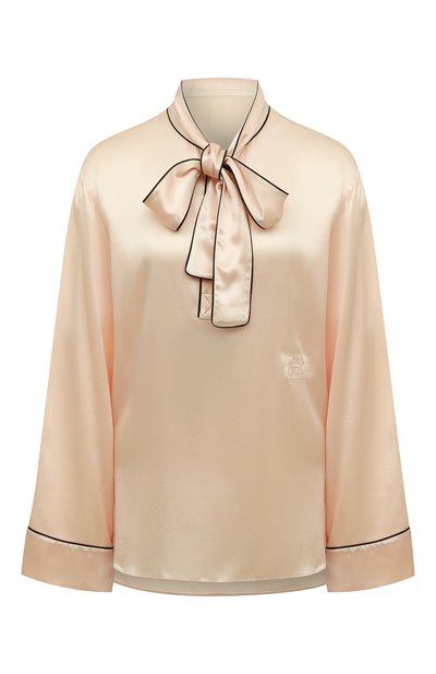 Женская шелковая блузка DOLCE & GABBANA, арт. F72K0Z/GD12T/0UTLET AW22-23