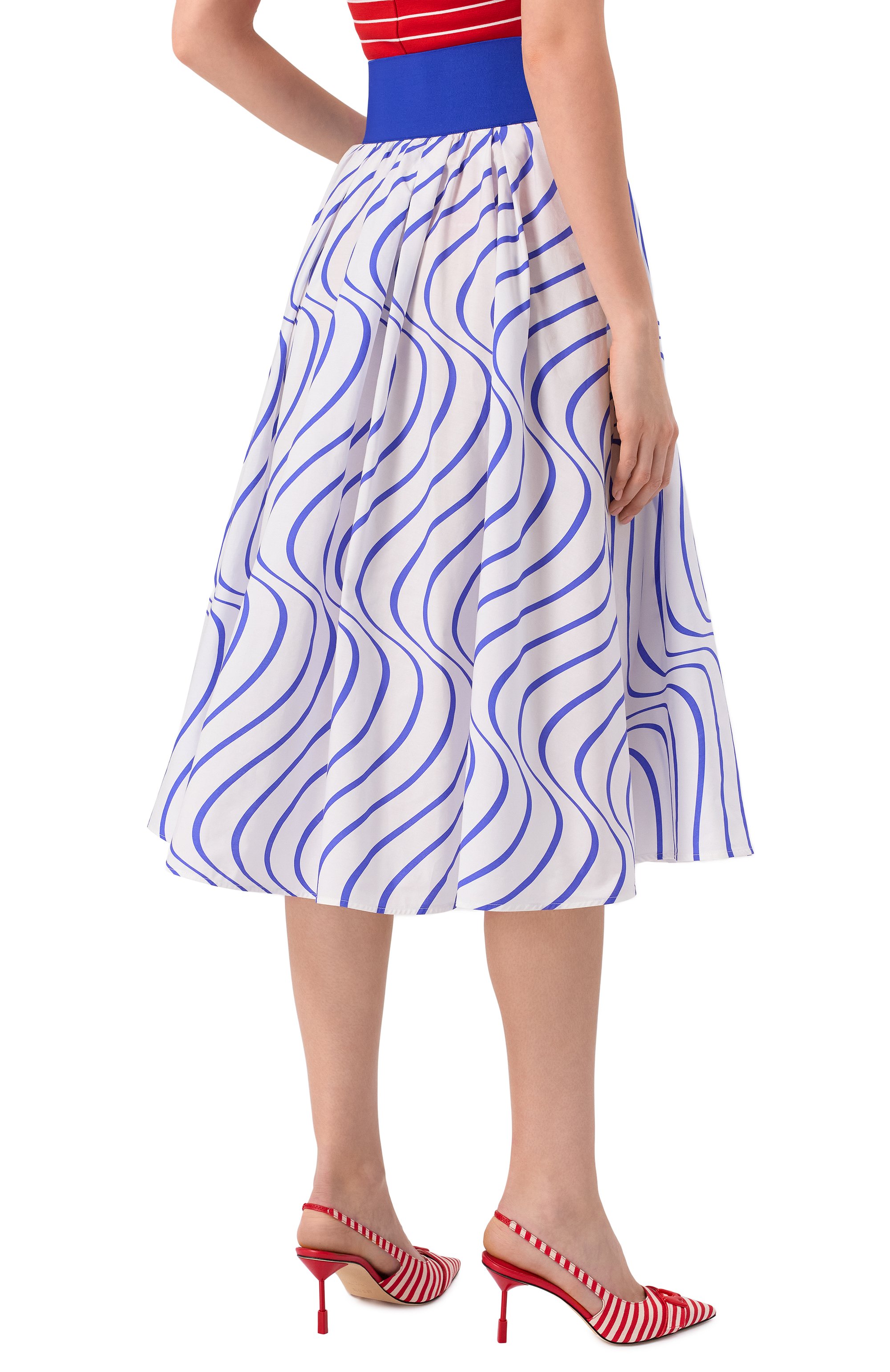 Хлопковая юбка MSGM, арт. 3842MDD09/257352, фото 4