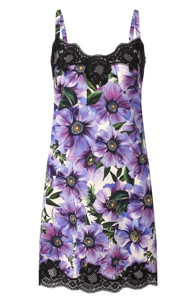 Женская сорочка из смеси шелка и хлопка DOLCE & GABBANA, арт. 06A00T/FSAZ0
