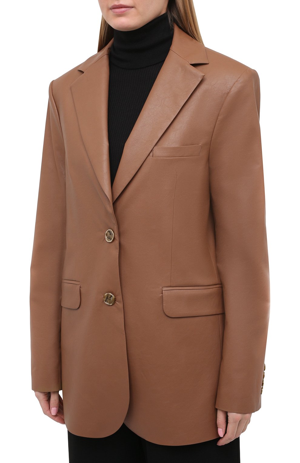 Жакет из экокожи LESYANEBO, арт. FW20/Н-468/VL, фото 3