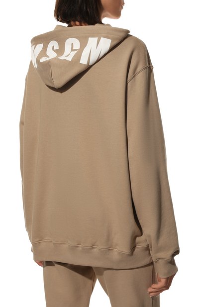 Хлопковое худи MSGM, арт. 3341MDM535 227799, фото 4