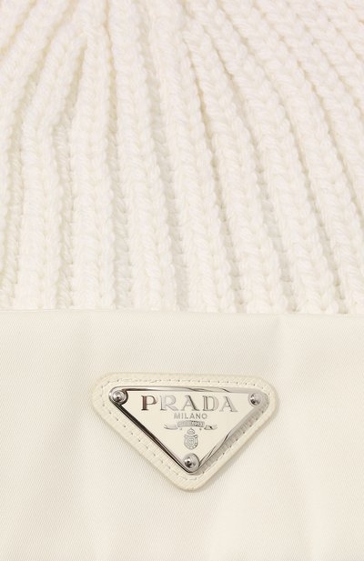 Шерстяная шапка PRADA, арт. UMD446-1WTO-F0009-202, фото 3