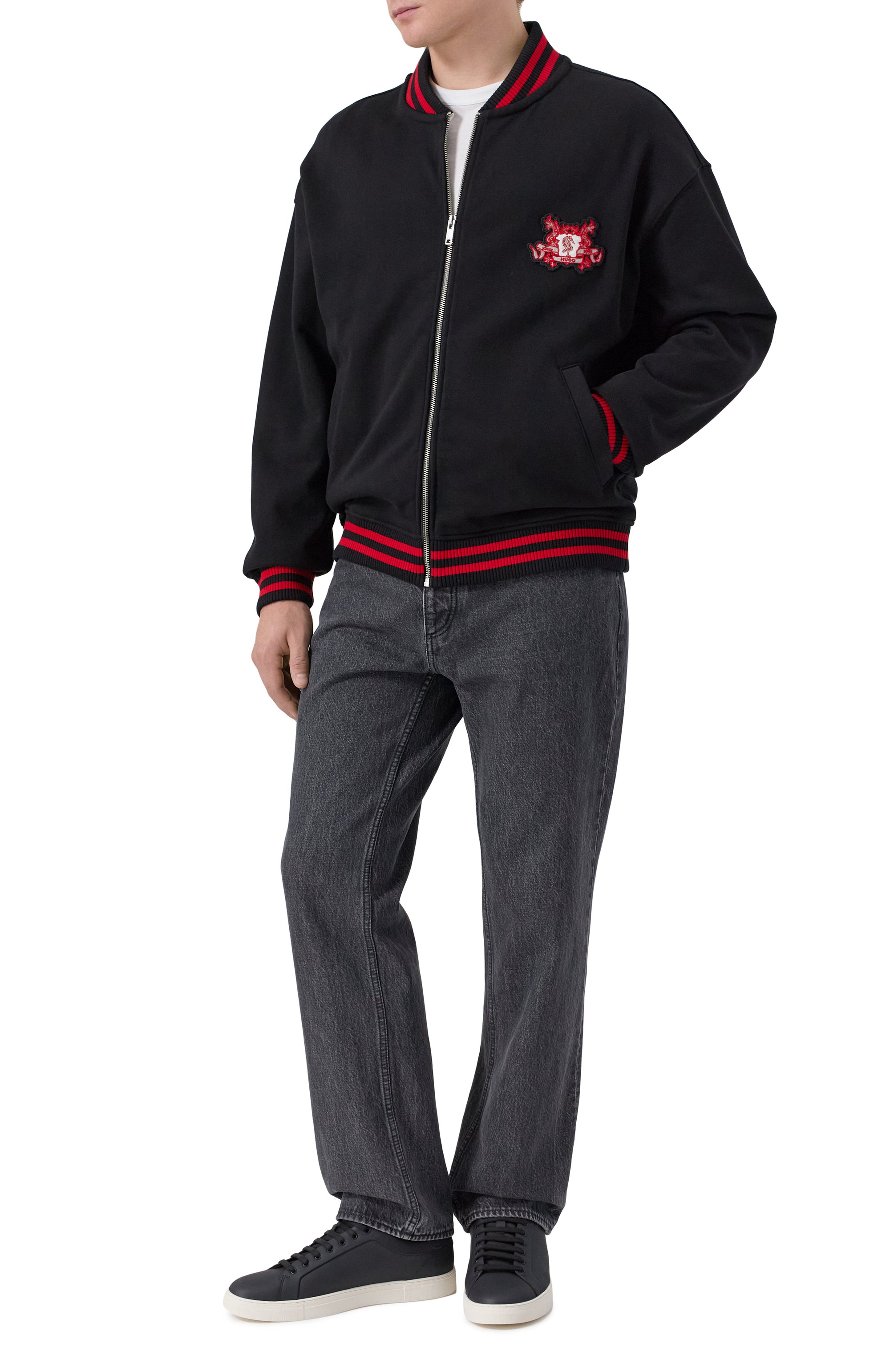 Хлопковая толстовка HUGO, арт. 50542960, фото 2