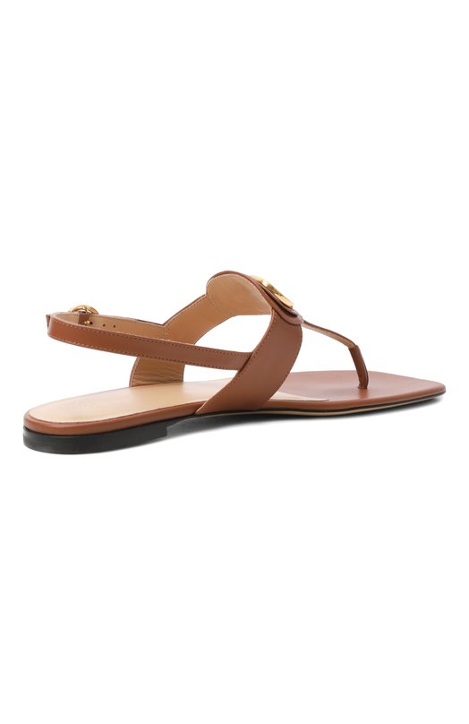 Кожаные сандалии VLogo Signature Valentino 8W2S0MB7/DSH Коричневый  8W2S0MB7/DSH Фото 5