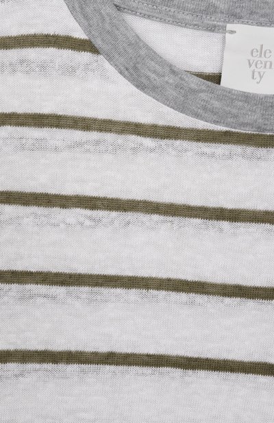 Футболка из вискозы и льна ELEVENTY, арт. EY8P61/J0551_001, фото 3