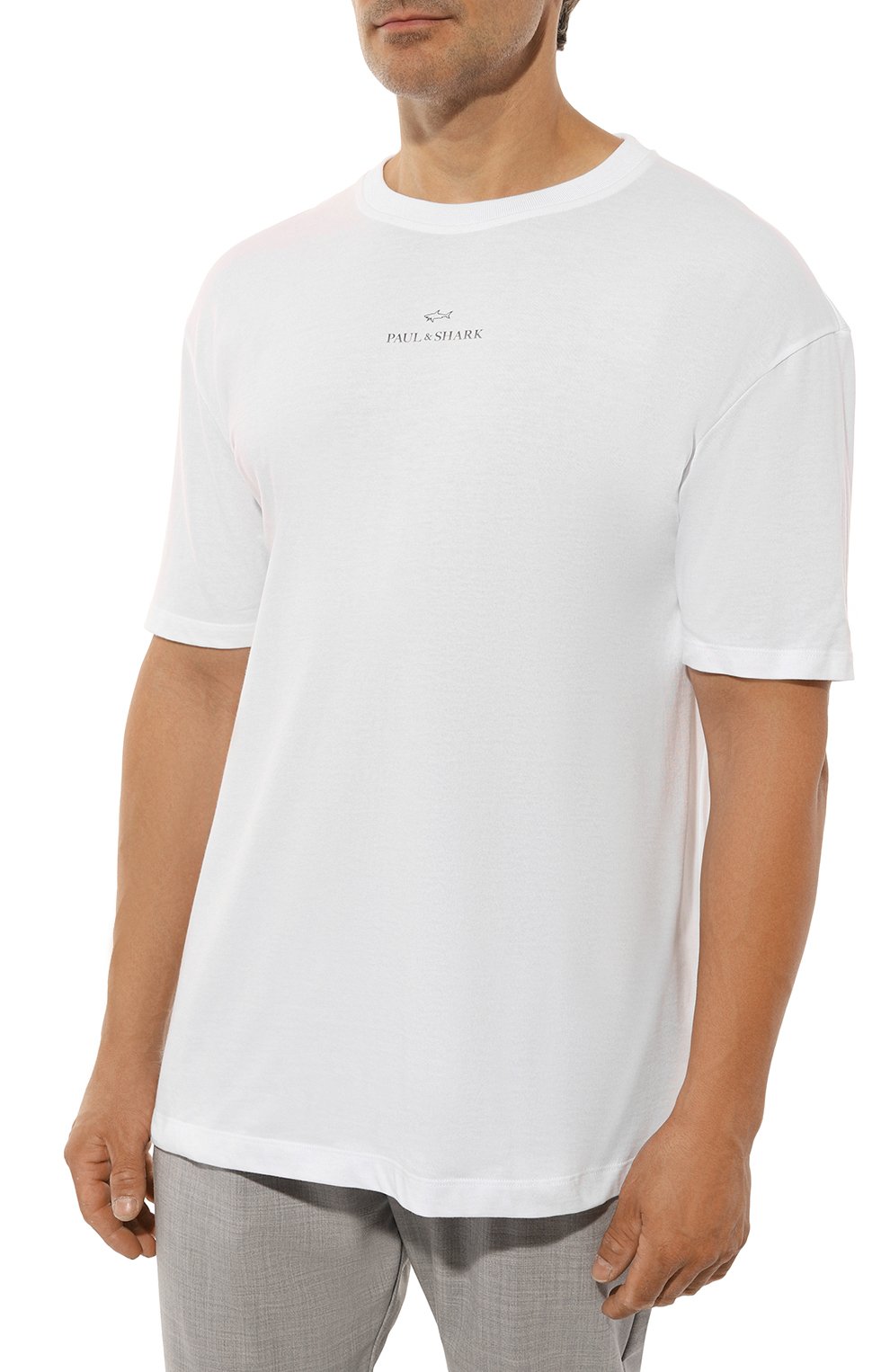 Хлопковая футболка PAUL&SHARK, арт. 14311646/11D, фото 3