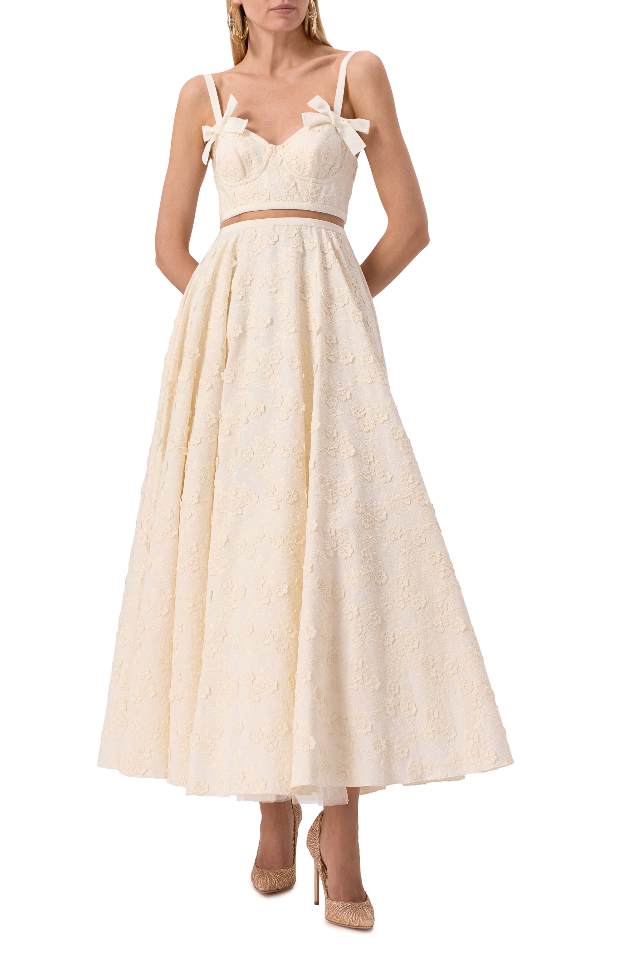 Текстильные туфли chantilly 105 AQUAZZURA, арт. CHNHIGP0/MFS, фото 2