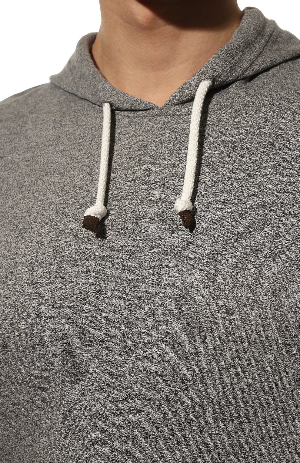 Худи из хлопка и льна BRUNELLO CUCINELLI, арт. MTU153450, фото 5