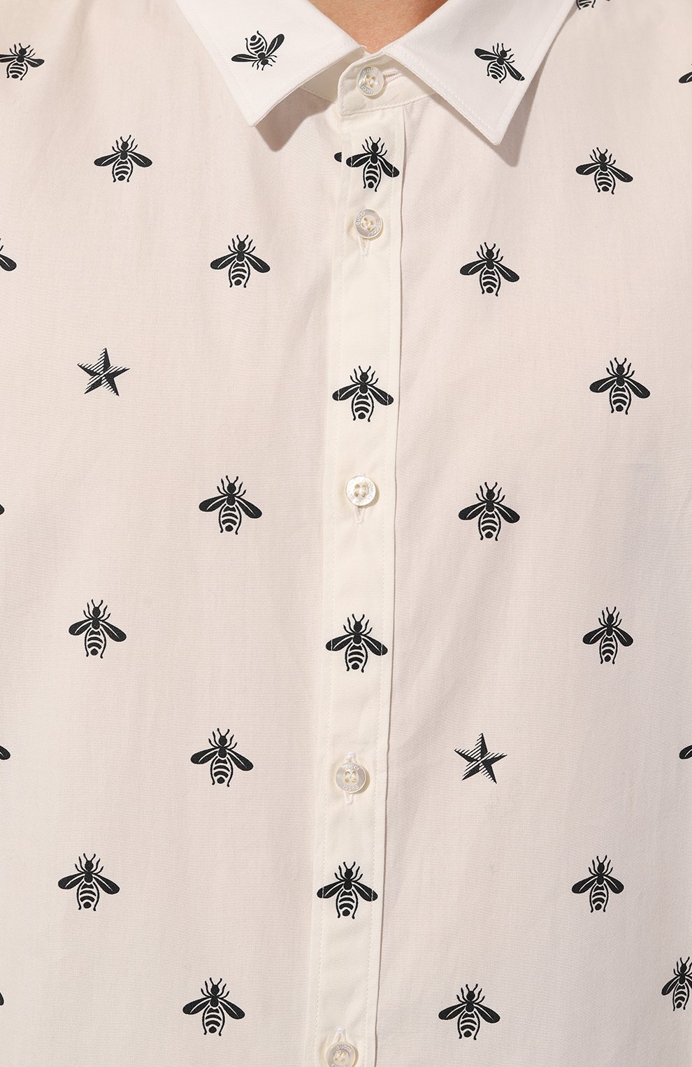 Хлопковая рубашка GUCCI, арт. 408602 Z374A, фото 5