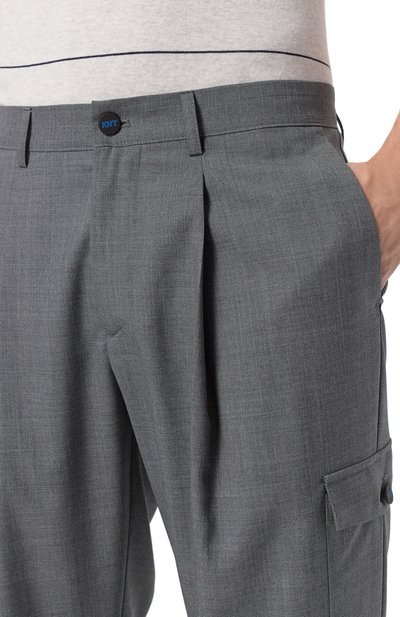 Шерстяные брюки-карго KITON, арт. UPKN024K0371102, фото 5