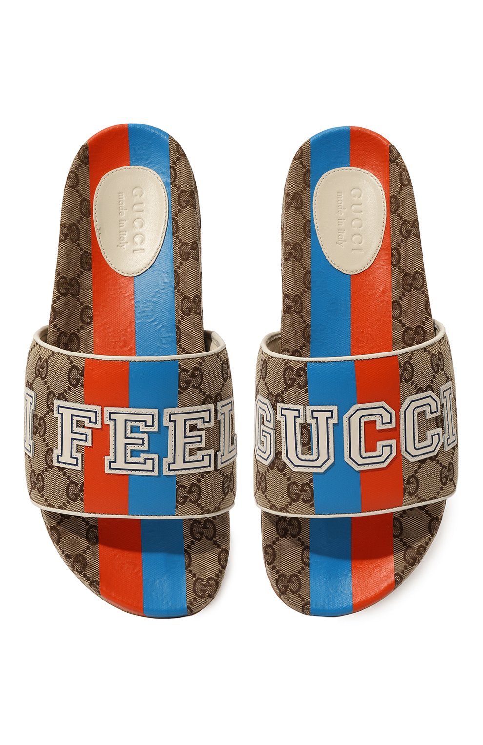 Шлепанцы GUCCI коричневого цвета по цене 87200 руб., арт. 740218/FABJ0, фото 6 Шлепанцы GUCCI, арт. 740218/FABJ0, фото 6