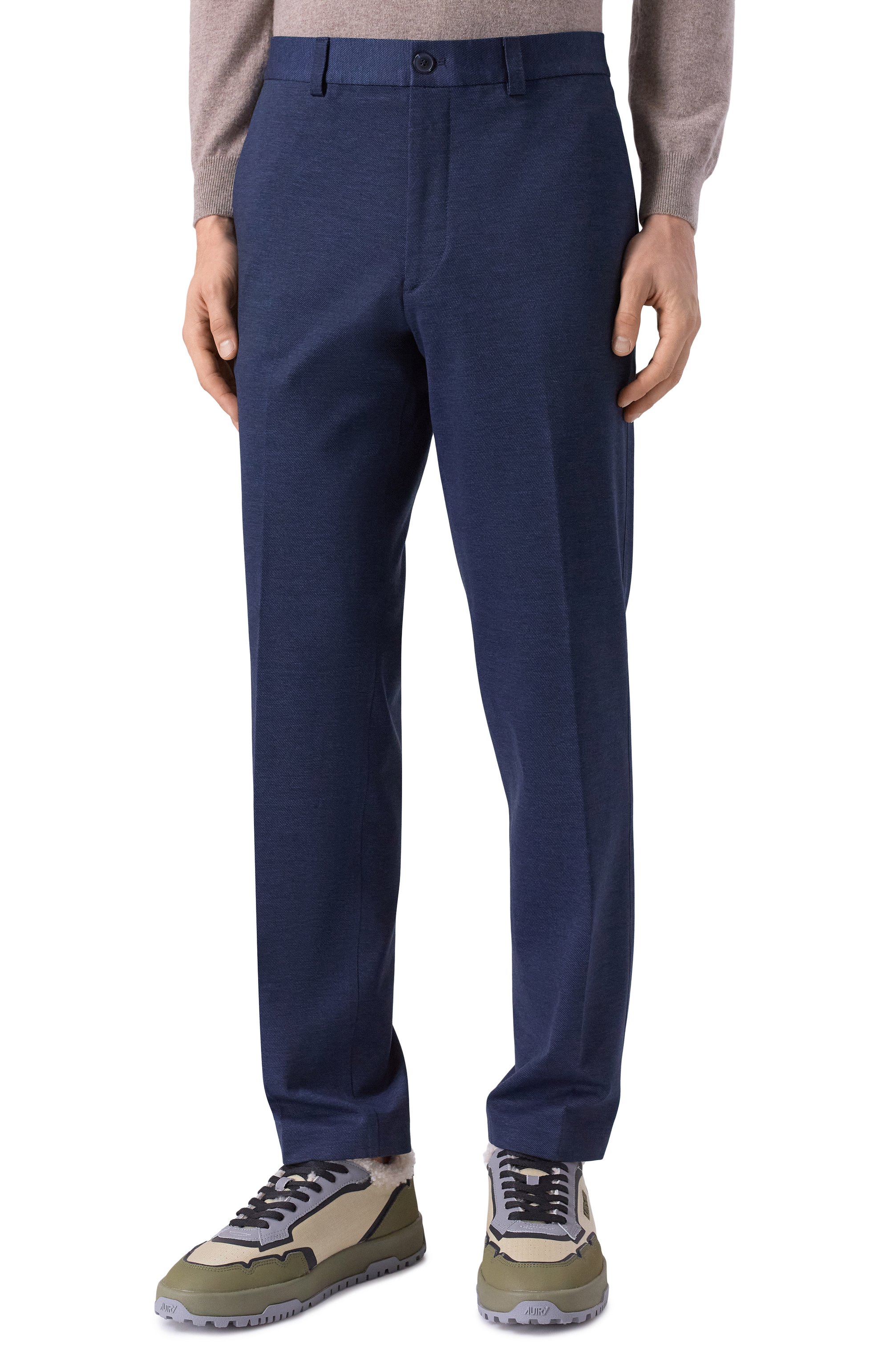 Брюки HUGO темно-синего цвета по цене 19950 руб., арт. 50544601, фото 3 Брюки HUGO, арт. 50544601, фото 3