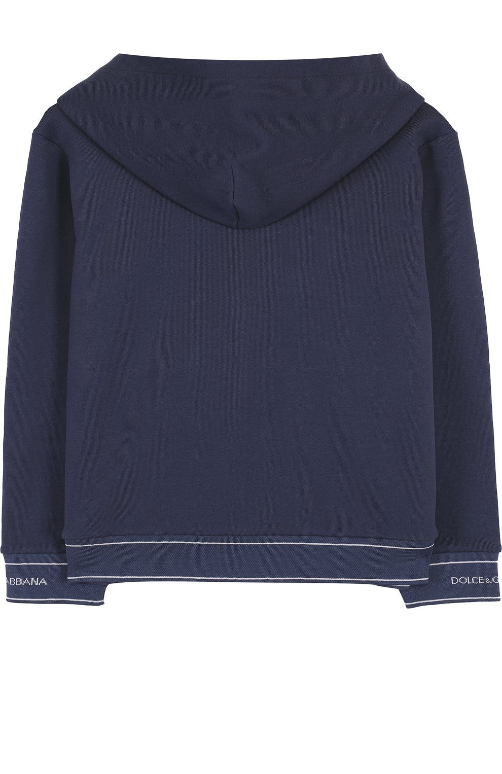 Хлопковый кардиган на молнии с капюшоном DOLCE & GABBANA, арт. L4JW1Q/G7MIX/8-14, фото 2