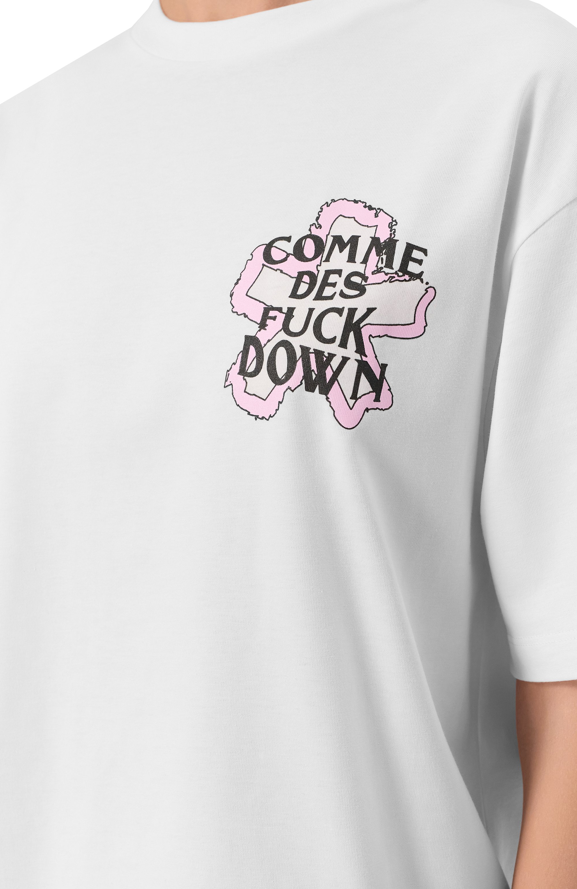 Хлопковая футболка COMME DES FUCKDOWN, арт. CFABW01323, фото 5