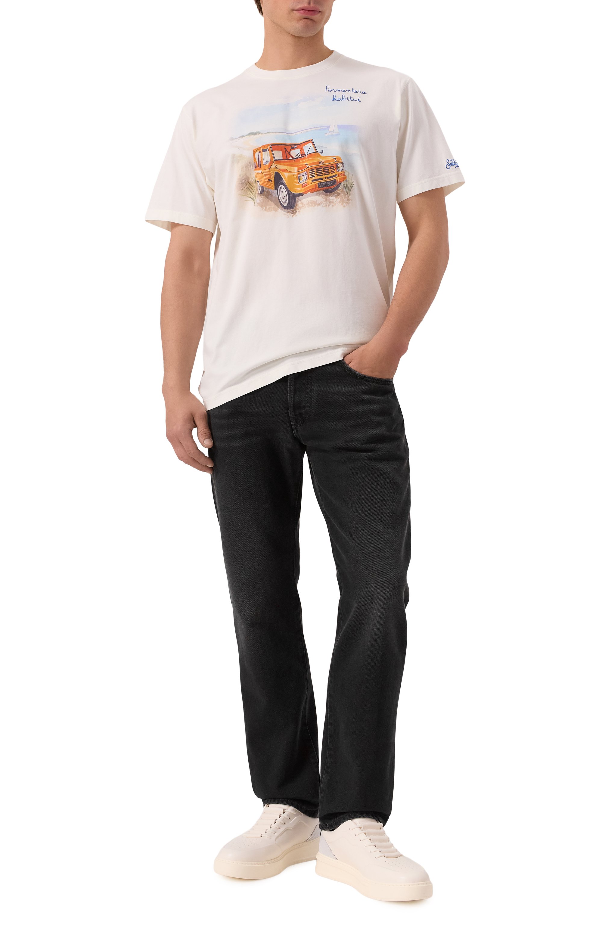 Хлопковая футболка MC2 SAINT BARTH, арт. STBM TSHIRT MAN/00291H, фото 2