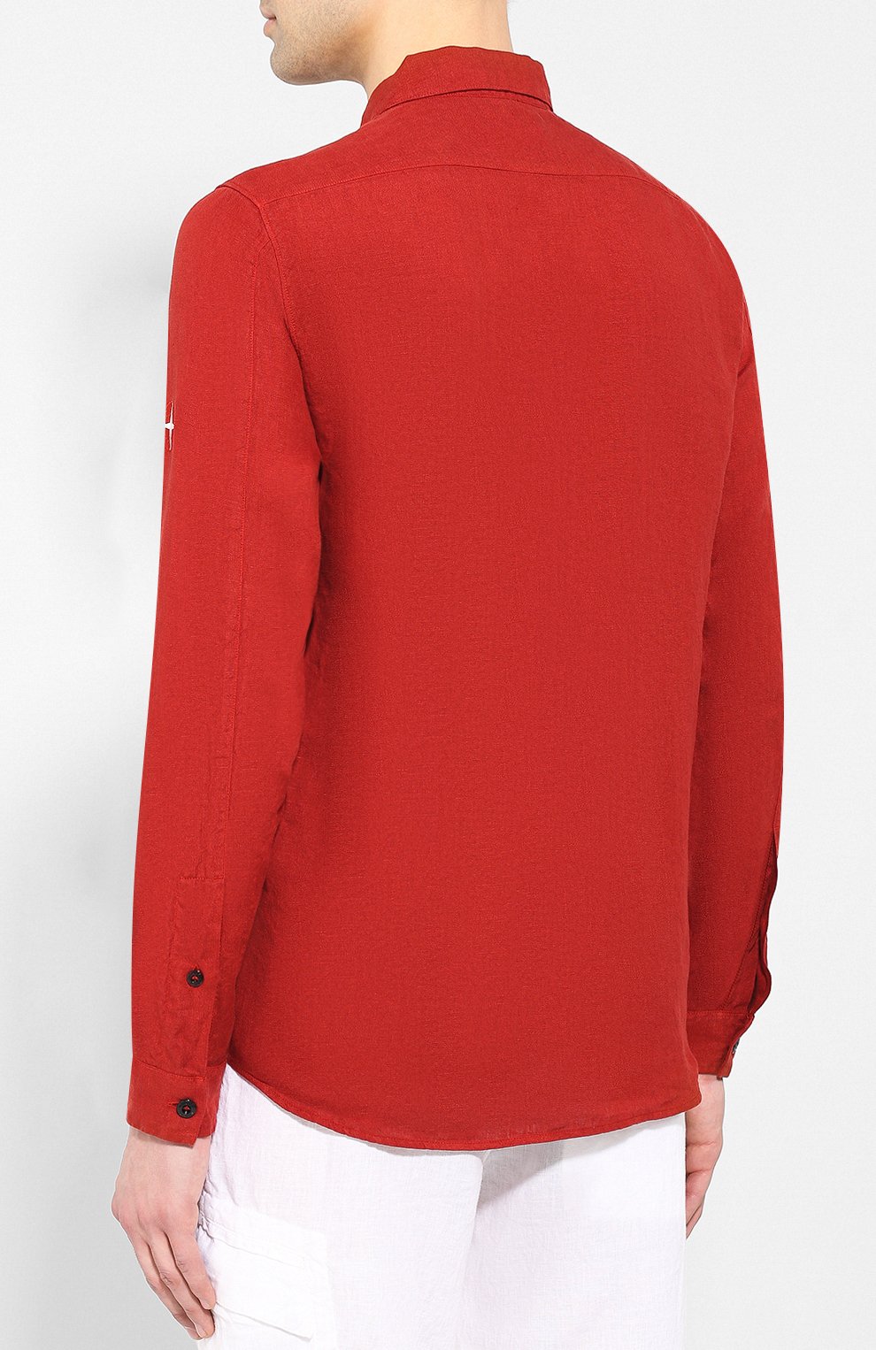 Льняная рубашка  STONE ISLAND, арт. 701511201, фото 4