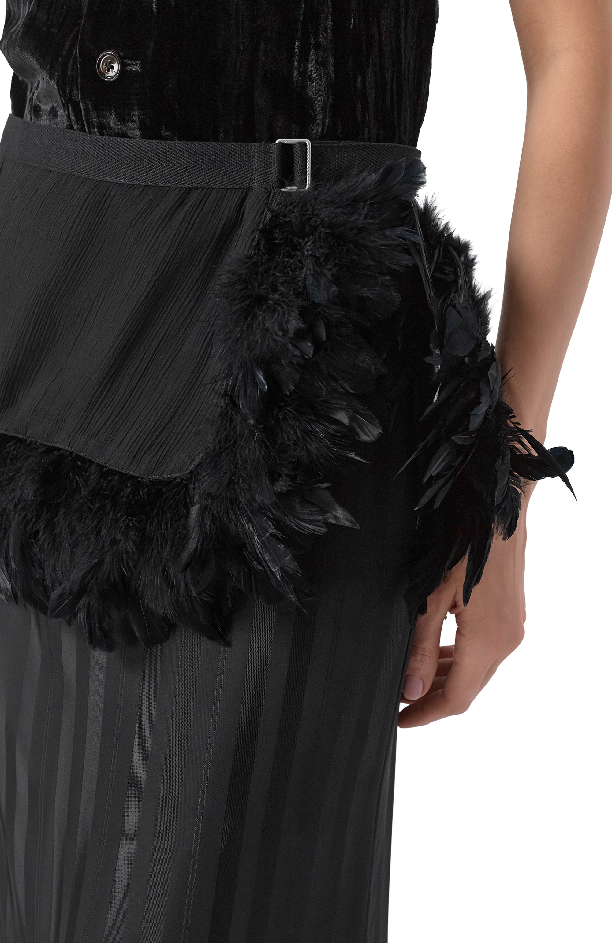 Шелковая юбка-фартук ANN DEMEULEMEESTER, арт. B0013988/FA732, фото 5