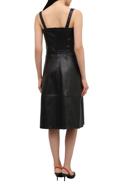 Кожаное платье PROENZA SCHOULER WHITE LABEL, арт. WL2123159-LR184, фото 4