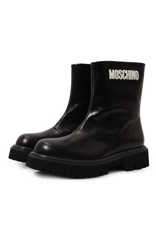 фото Кожаные полусапоги moschino