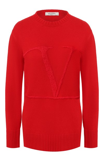 Женский пуловер из смеси шерсти и кашемира VALENTINO, арт. SB3KC05S4RE