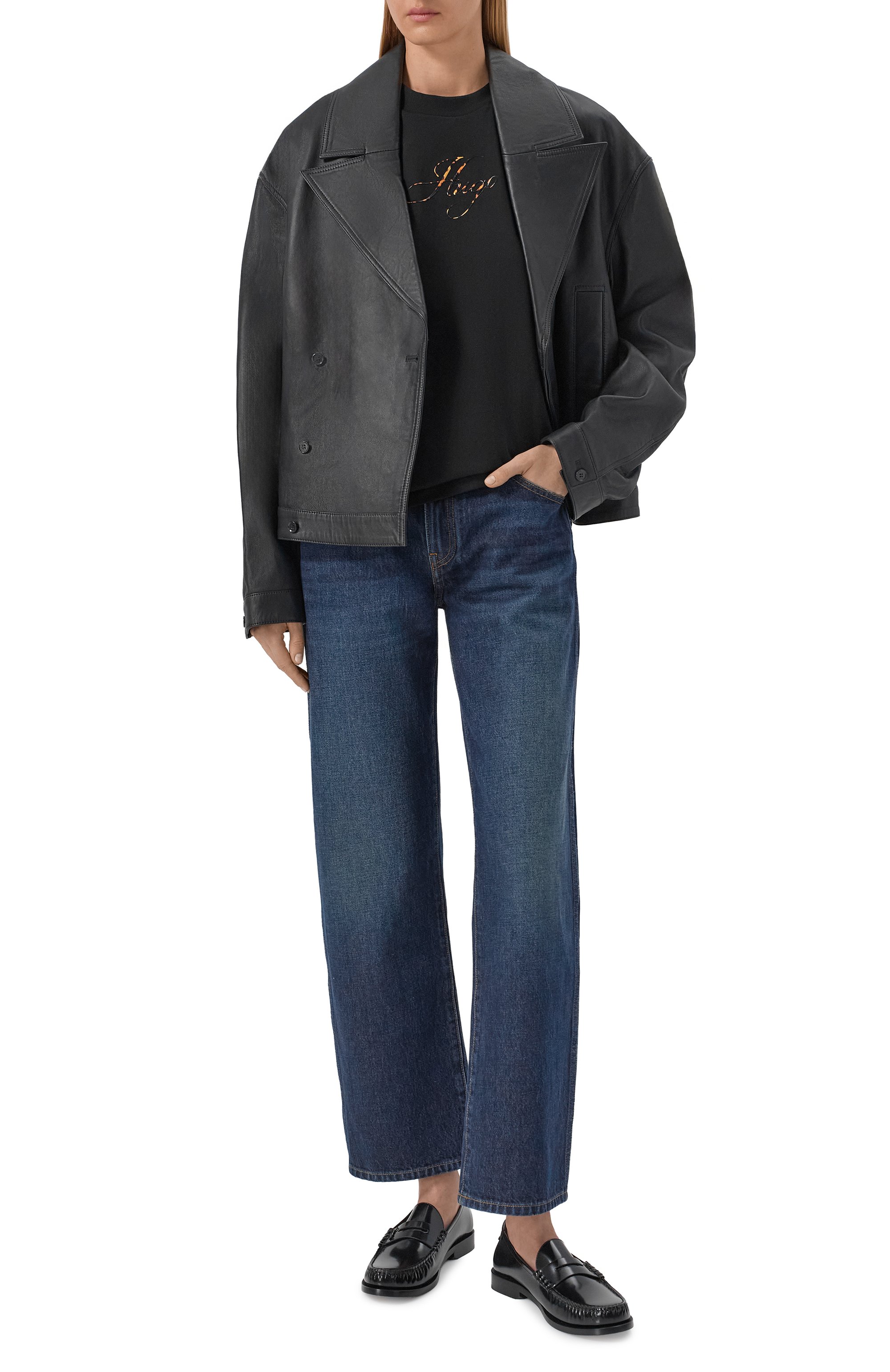 Хлопковая футболка HUGO, арт. 50560566, фото 2