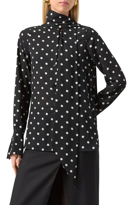 Блузка Nina Ricci 24ACT0001/PL0466 Чёрно-белый  24ACT0001/PL0466 Фото 3